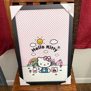 Hello Kitty Pink Polka Dot Art